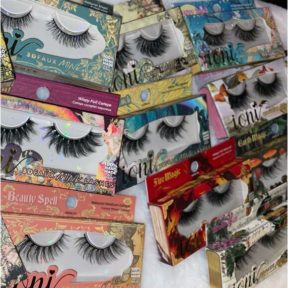Assorted Lot Of New Ioni 3D Faux Mink Lashes Wispy Dramatic Lot Of 10 - Picture 8 of 9